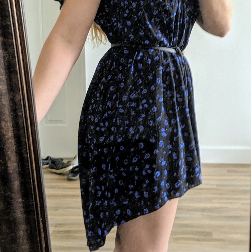 Cute flowy floral high low dress